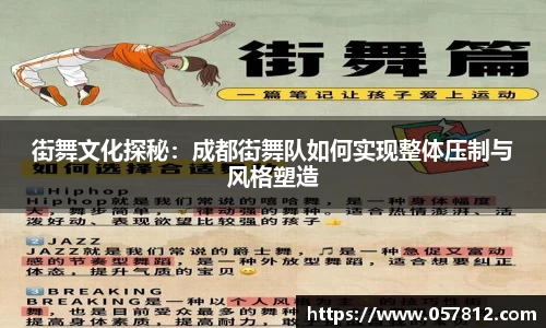 街舞文化探秘：成都街舞队如何实现整体压制与风格塑造